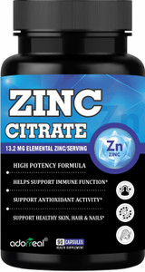 Adorreal Zinc Citrate Capsules 90 Veg Capsules