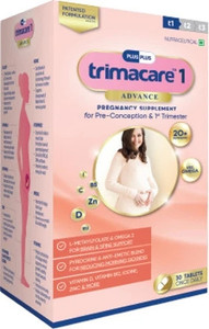 Plus Plus Lifesciences LLP Trimacare 1 Prenatal Multivitamin for Pregnancy L-Methyl Folate,Folic Acid, PC-1