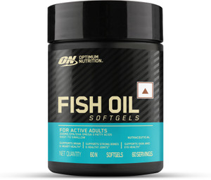 Optimum Nutrition Fish Oil - 60 Capsules, 1000 mg Fish Oil, 180 mg EPA, 120mg DHA