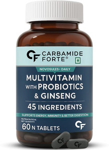 CARBAMIDE FORTE Multivitamin for Men & Women with Probiotics | Multivitamin Tablets