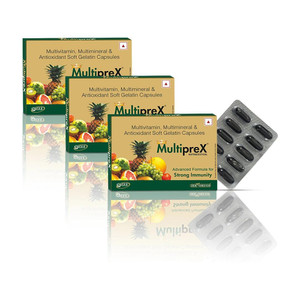 Multiprex Multivitamin & Multimineral Capsules Boost Overall Wellness-Pack of 03
