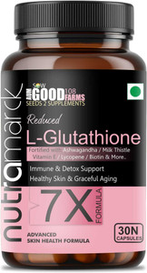 l glutathione liver detox NUTRAMARCK L-Glutathione 7X Reduced Capsules for Radiant Skin & Liver Detox  Price in India