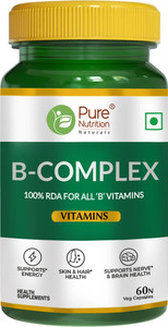 Pure Nutrition Vitamin B Complex | Formation of Red Blood Cells Health & Support Nervous System