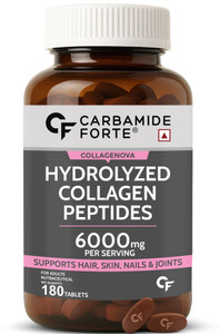 CARBAMIDE FORTE Collagen Powder Tablets - 6000mg with Type 1 & 3 Collagen Supplement