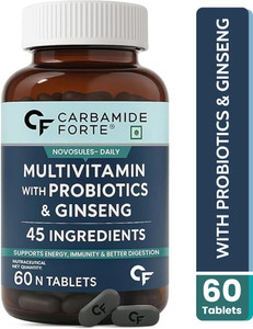 CARBAMIDE FORTE Multivitamin for Men & Women with Probiotics | Multivitamin Tablets
