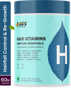 MyFitFuel Hair Vitamins + DHT blocker (36 Vitamins, Mineral & Herbs) Hair Regrowth 60 Nos