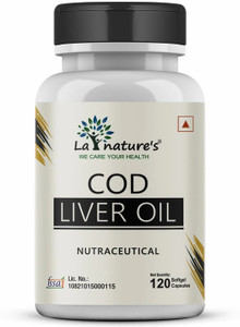 La Natures Cod Liver Oil Softgel for Immunity, Heart and Brain