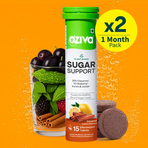 OZiva Sugar Support | Daily Blood Sugar Support for Diabetes & Sugar Control