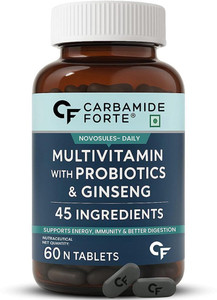 CARBAMIDE FORTE Multivitamin for Men & Women with Probiotics | Multivitamin Tablets