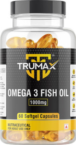 TRUMAX OMEGA 3 FISH OIL CAPSULE | 1000mg Fish Oil with Omega-3 | EPA + DHA (300mg)