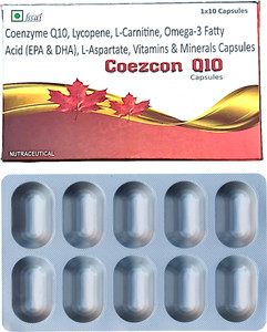 coenzyme q10 l carnitine vitamin e LENOTFUL-Q10 Coenzyme Q10, L-Carnitine L-Tartrate, Lycopene, L-Glutathione, Vitamin  B6 Vitamin E, Vitamin D3, Zinc & Selineium Tablets main image 0