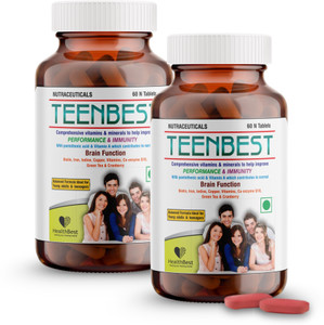 HealthBest Teenbest Multivitamin Tablets 60 Pack of 2 60 Tablets - Image 6