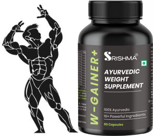 Srishma Ayurvedic Gainer+ Weight Gain Supplement Helps in Gaining Muscle Weight Gainers