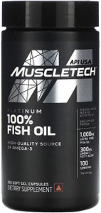 API USA Muscletech Fish Oil Omega 3 100 Softgels (Imported)