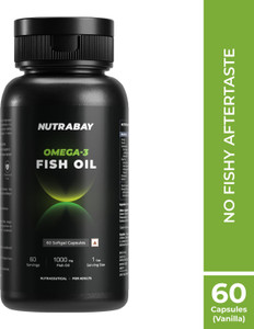 Nutrabay Wellness Fish Oil Omega 3 - 1000mg (60 Tablets)