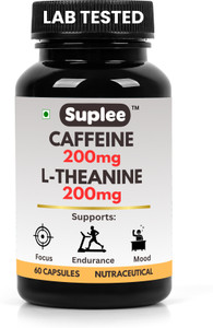 Suplee Caffeine 200 mg + L-Theanine 200 mg Veg Capsules - Image 6