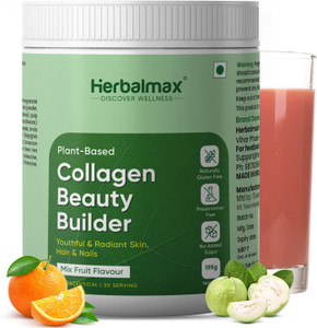 Herbal max Plant-Based Collagen for Youthful & Radiant Skin, Healthy Hair & Strong Nails