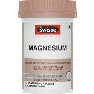 Swisse Ultiboost Magnesium Supplement for Immunity, Muscle Energy & Heart Health