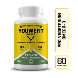 YouWeFit Pro-Vegetarian Omega-3 1000mg Capsules 1 g - Image 6