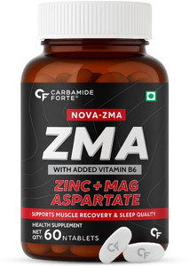 CARBAMIDE FORTE Zinc Magnesium Supplement for Muscle Recovery Zinc Magnesium Tablet for Strength