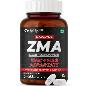 CARBAMIDE FORTE Zinc Magnesium Supplement for Muscle Recovery Zinc Magnesium Tablet for Strength
