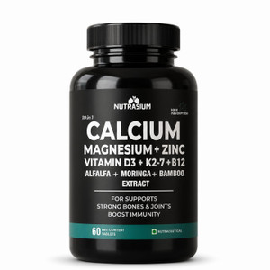 NUTRASIUM Calcium & Vitamin D3 with Magnesium, Zinc & Vitamin K2 - Image 1