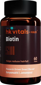 HEALTHKART HK Vitals Biotin, High Strength Supplement for Hair Growth, Skin & Nails Health