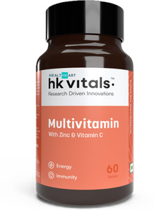 HEALTHKART HK Vitals Multivitamin with Ginseng Extract, Taurine and Multiminerals