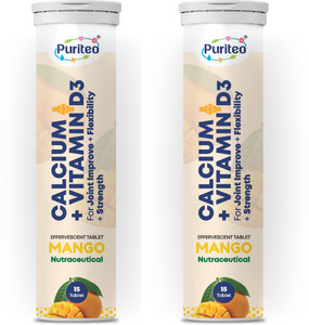 puriteo CALCIUM + VITAMIN D3 EFFERVESCENT MANGO _02