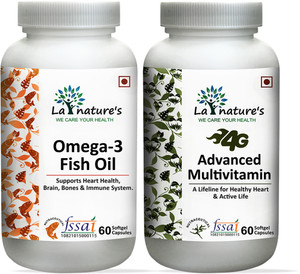 La Natures Omega Gold 1000mg and Multivit Health for men & women