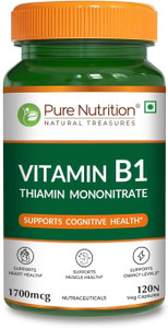 Pure Nutrition Vitamin B1 |Thiamine Mononitrate |Heart & Muscle Health