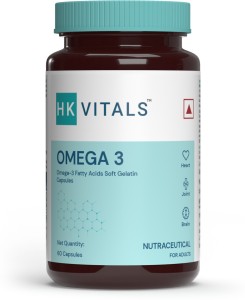 HEALTHKART HK Vitals Omega 3 Fatty Acids Soft Gelatin Capsules