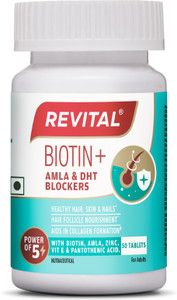 Revital Biotin+ with Amla & DHT Blockers