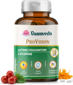 Vaamveda ProVision Eye Care Supplement Lutein Zeaxanthin Eye Health Vision Support