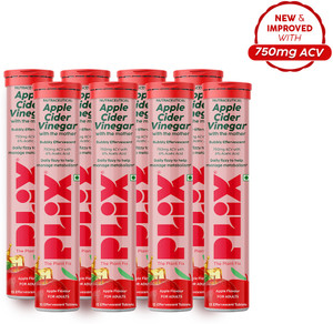 GRAB: Plix Apple Cider Vinegar Effervescent Tablets, 120 Tablets @ 1,518