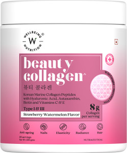 Wellbeing Nutrition Beauty collagen powder for skin radiance | collagen supplement for women and men