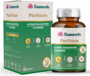 Vaamveda ProVision Eye Care Supplement Lutein Zeaxanthin Eye Health Vision Support