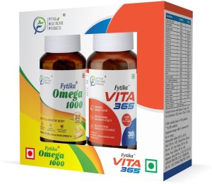 FYTIKA HEALTHCARE PRODUCTS Vita 365 & Omega 1000 Combo Pack for Overall Health