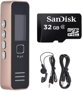 DDLC Mini Digital Voice Recorder with 32 GB Memory, Voice Activated, Built in Speaker NA Voice Recorder