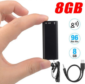 PERAMISYM Digital Audio Spy Tool – 8GB Voice Recording Storage 8 GB Voice Recorder