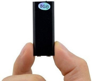 FREDI HD PLUS Spy Digital Audio Recorder with crystal clear voice recorder 14 hours backup 8 GB Voice Recorder