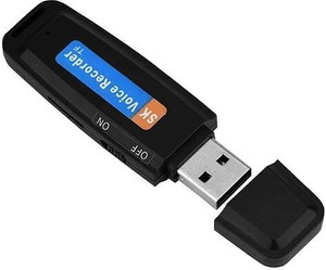 PERAMISYM 360 High Definition HD USB Voice Recorder, Clear Audio Recording Pen Drive 8 GB 8 GB Voice Recorder