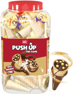 HUGS Push up The Cone 60pcs in The Jar Wafer Rolls