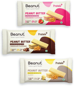 Beanut Peanut Waffer Biscuit | Crunchy & Delicious Combo Pack of Assorted Flavoured Wafers