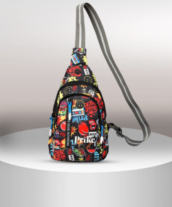 prike printted chest bag Shoulder Bag Travel Chest Bag printted used unisex .