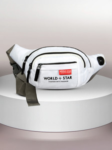 Worldstar fluffy white waist bag Fanny Pack for Travel Bags Hiking Trekking
