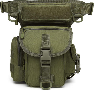 TCKW Tactical Drop Leg Multipurpose Utility Waist Bag Heavy-Duty Military  Style high Pack Cross Body, Strap to Leg Or Hip for Motorcycling, Outdoor, 