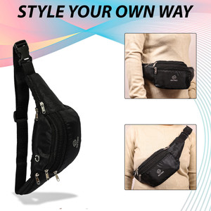 Nice Purse BLK WAIST BAG WAIST BAG