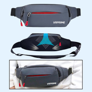 VRPRIME Waist Bag Men Women | Side Body Bag with Multiple Pocket | Lightweight & Durable Fanny Waist Bag