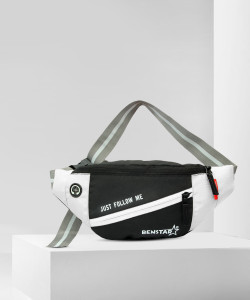 Benstar swag Waist Bag Elegant Style Travel Pouch Holder Adjustable Strap belt (Black) swag Black bag